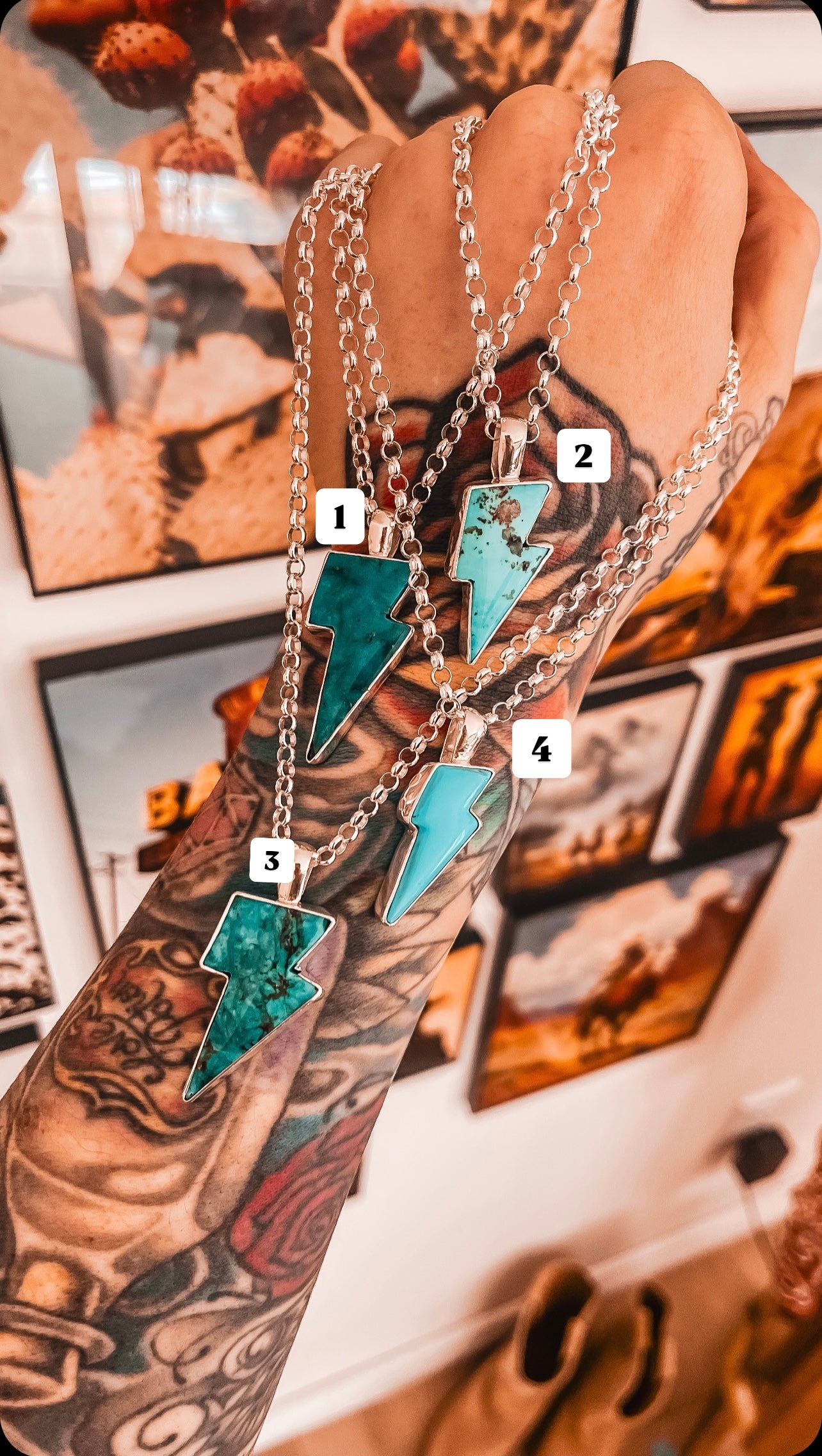 Lighting Bolt Pendants