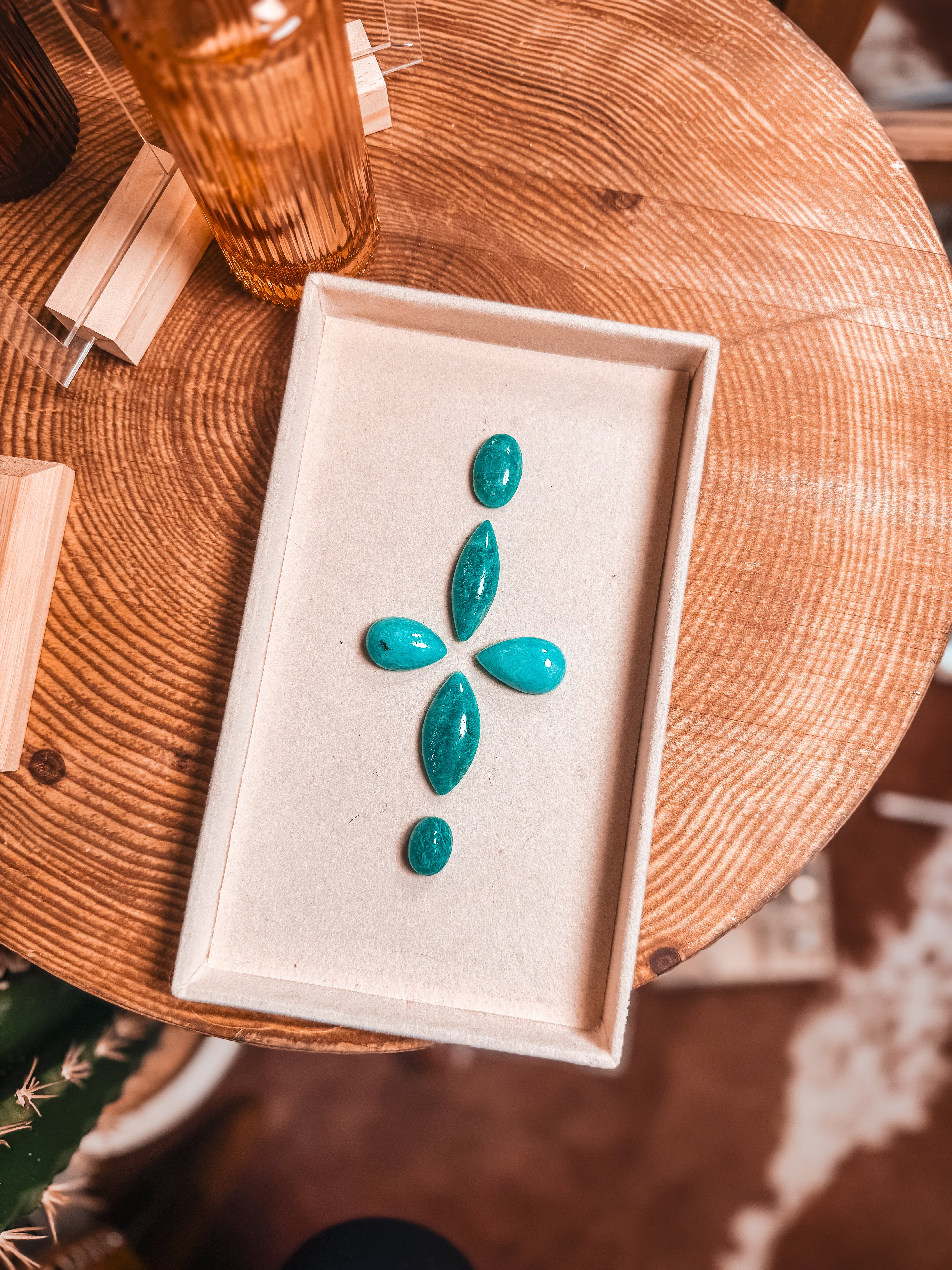 Amazonite High Dome Cabochons