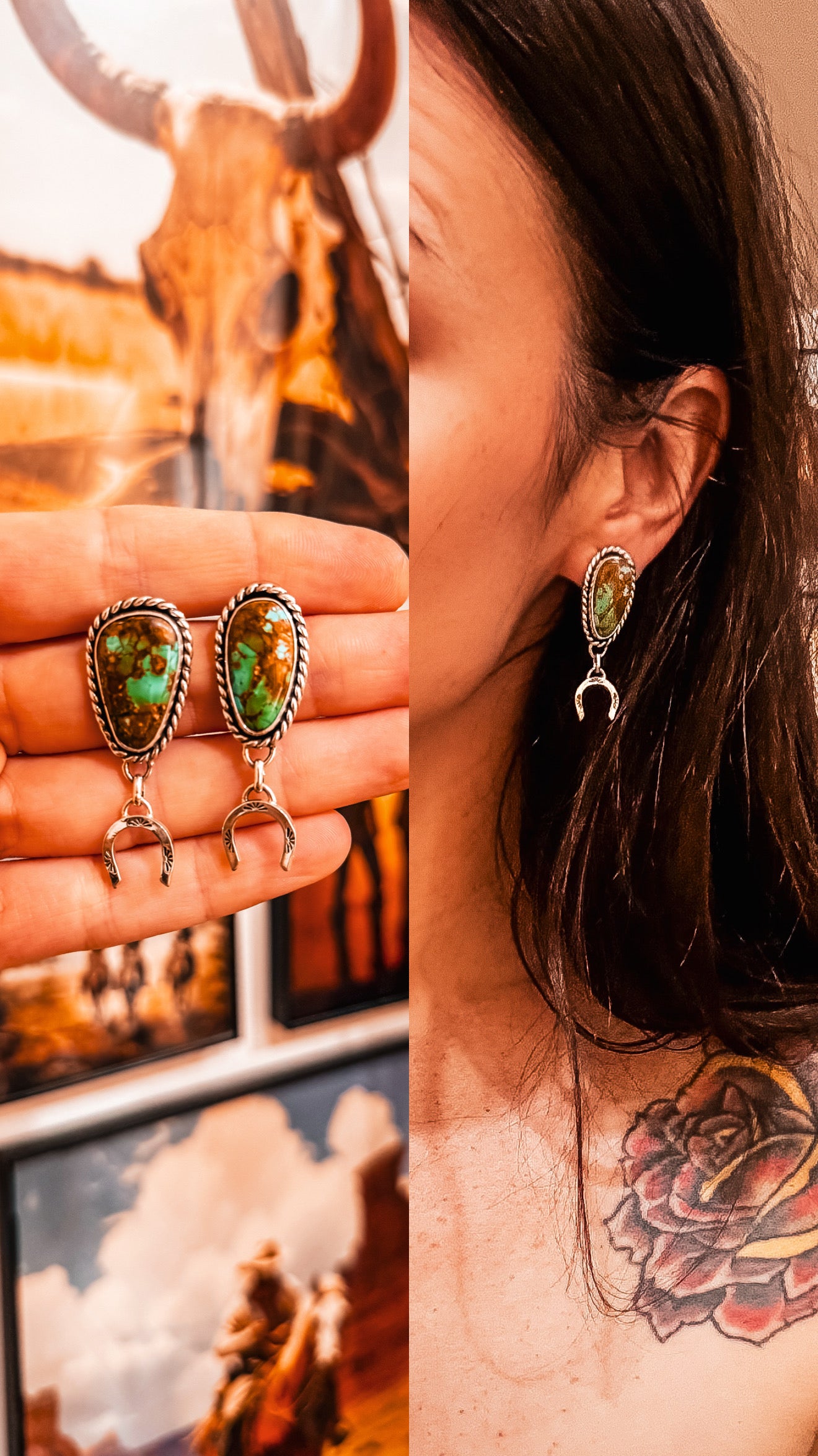 Sonoran Horse Shoe Earrings