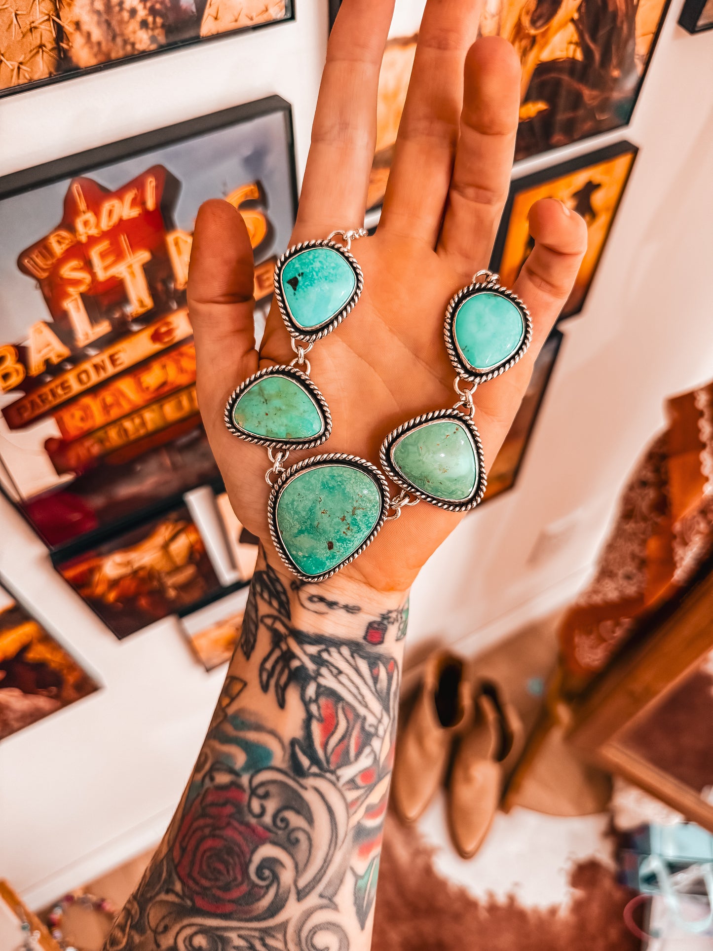 Bold Sonoran Choker Pendant