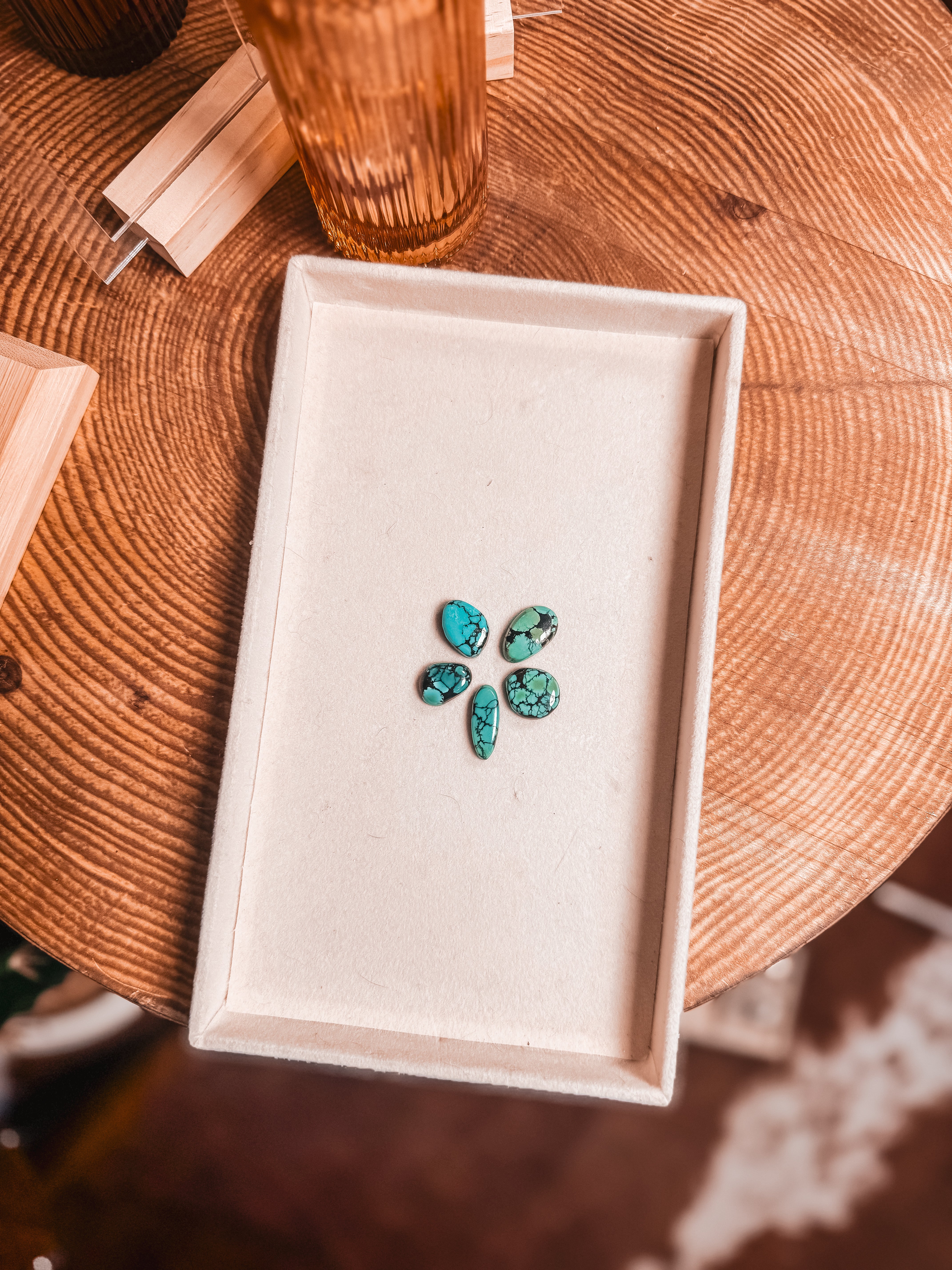 Hubei Turquoise Cabochons