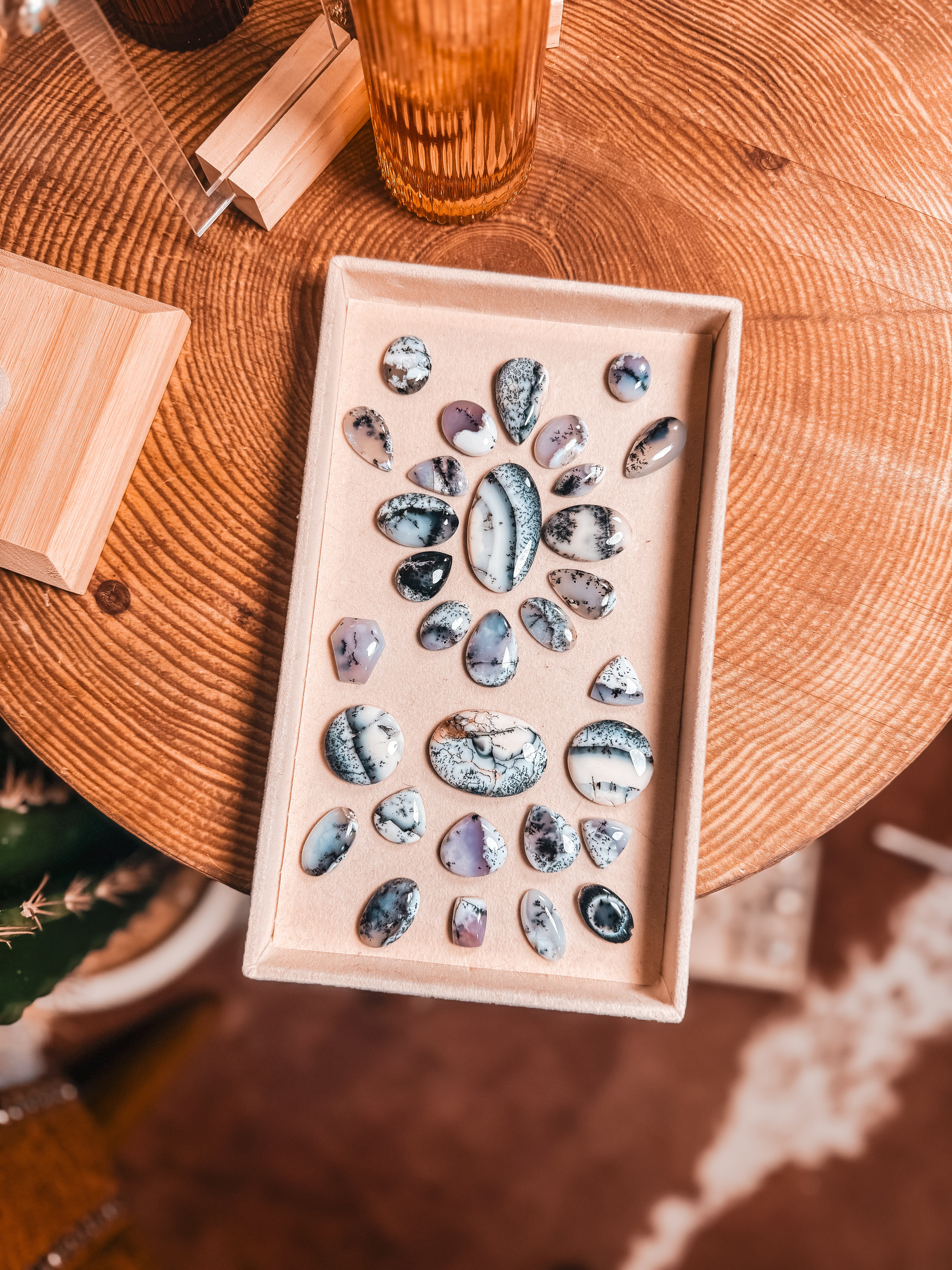 Dendritic Opal Canochons