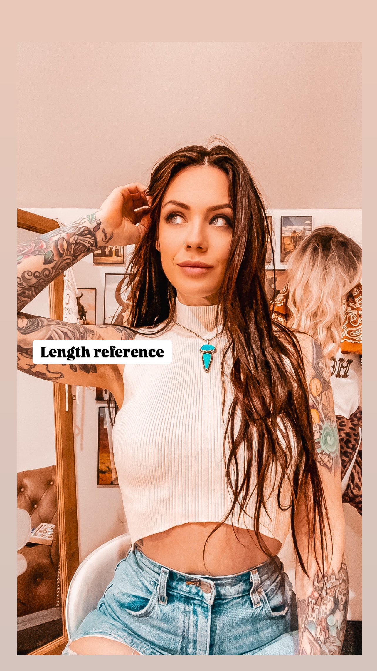 Three-Stone Broken Arrow Variscite Pendant