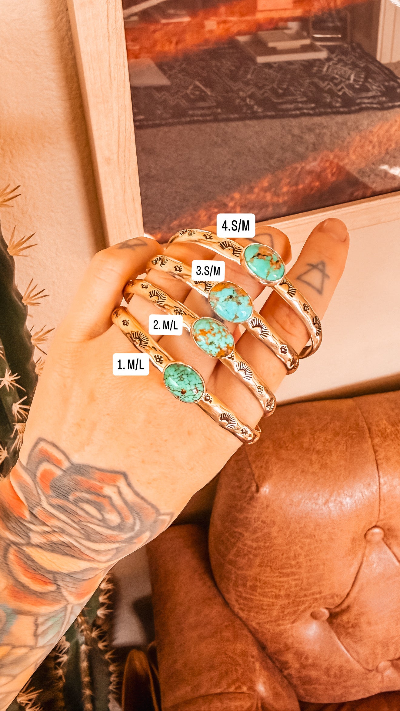 Sonoran Sunrise Cuffs