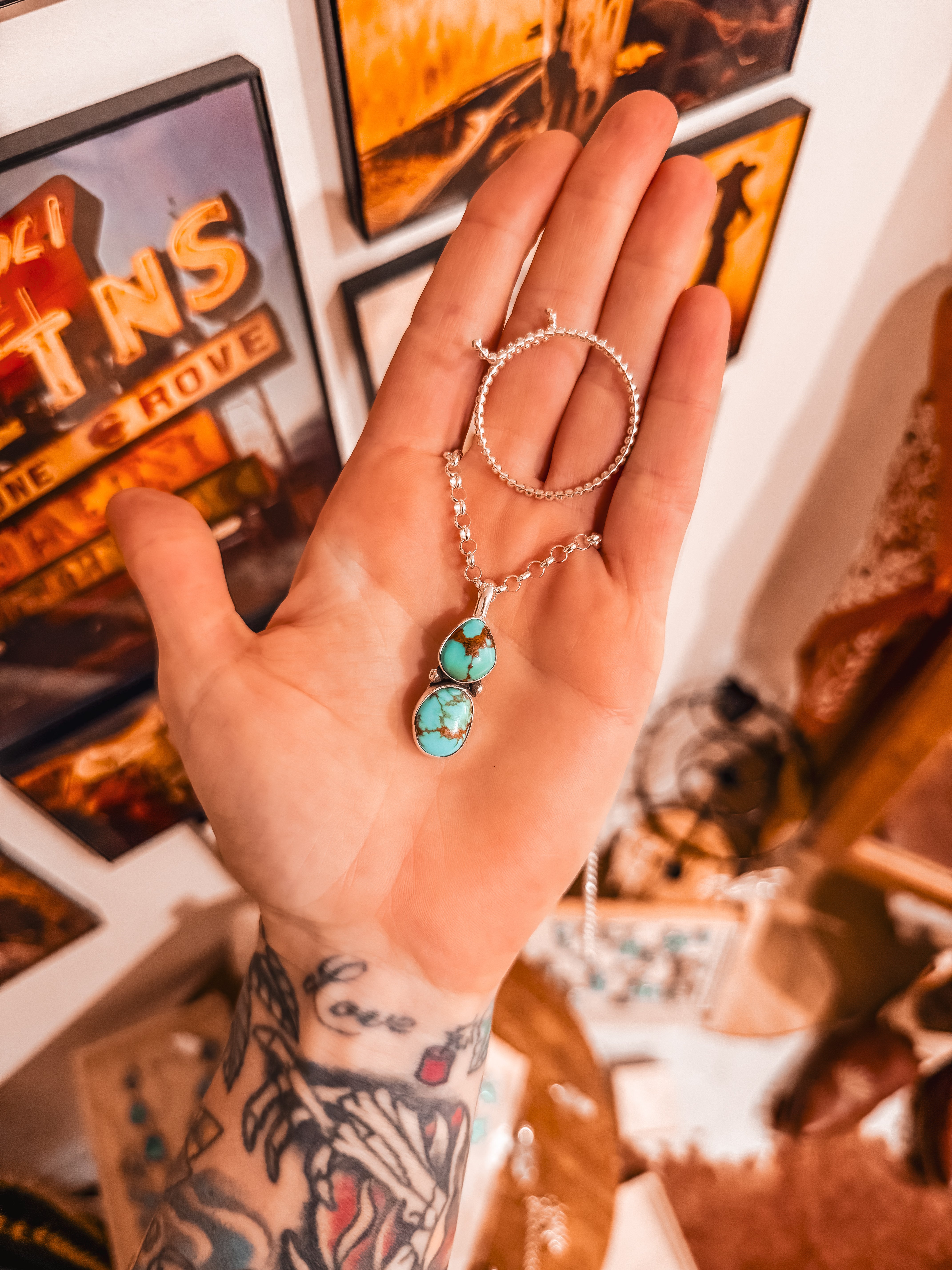 Sonoran Pendant/Boot Charm combo