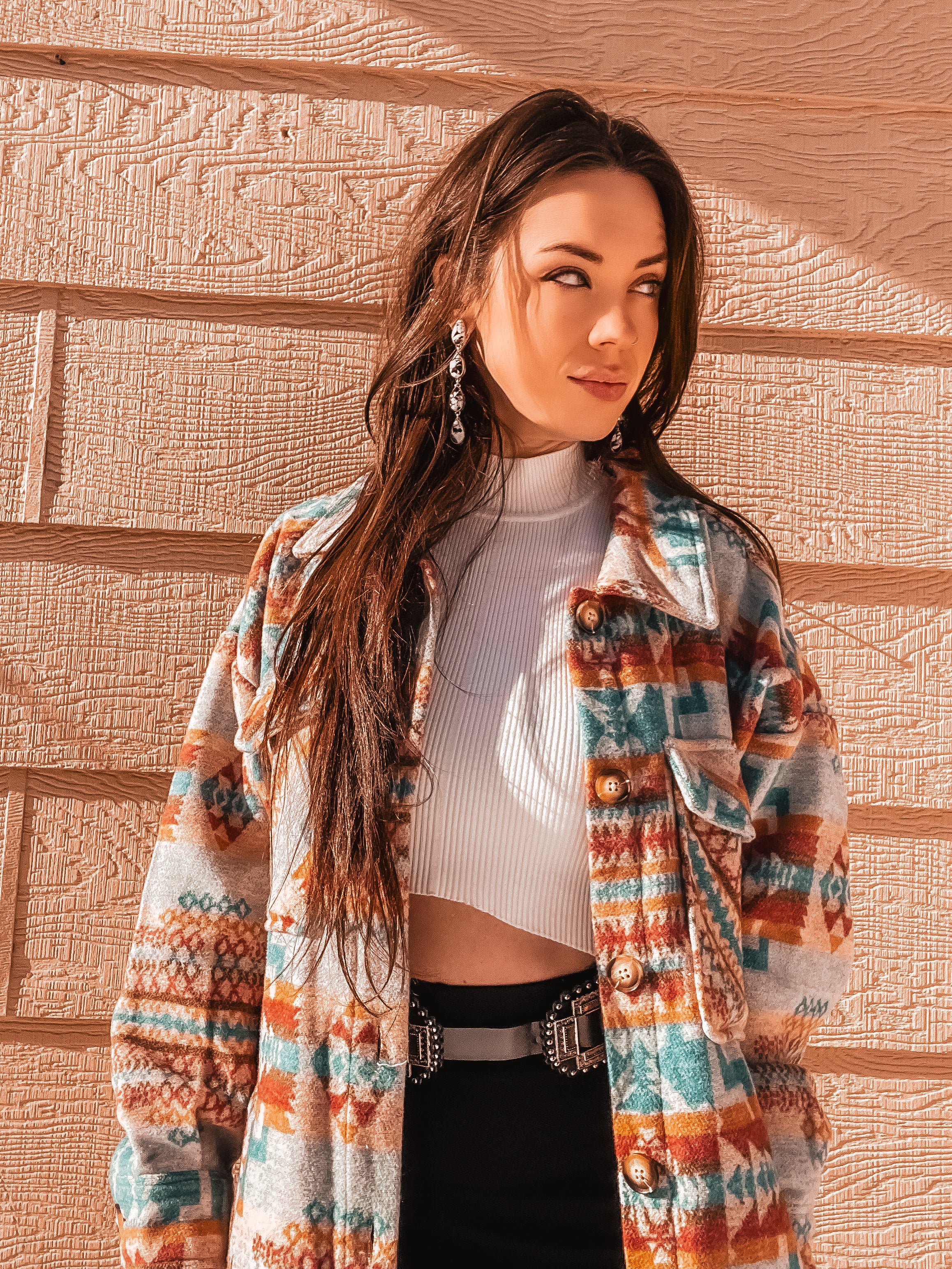 White Buffalo Chandelier Earrings – Timeless Elegance in Motion