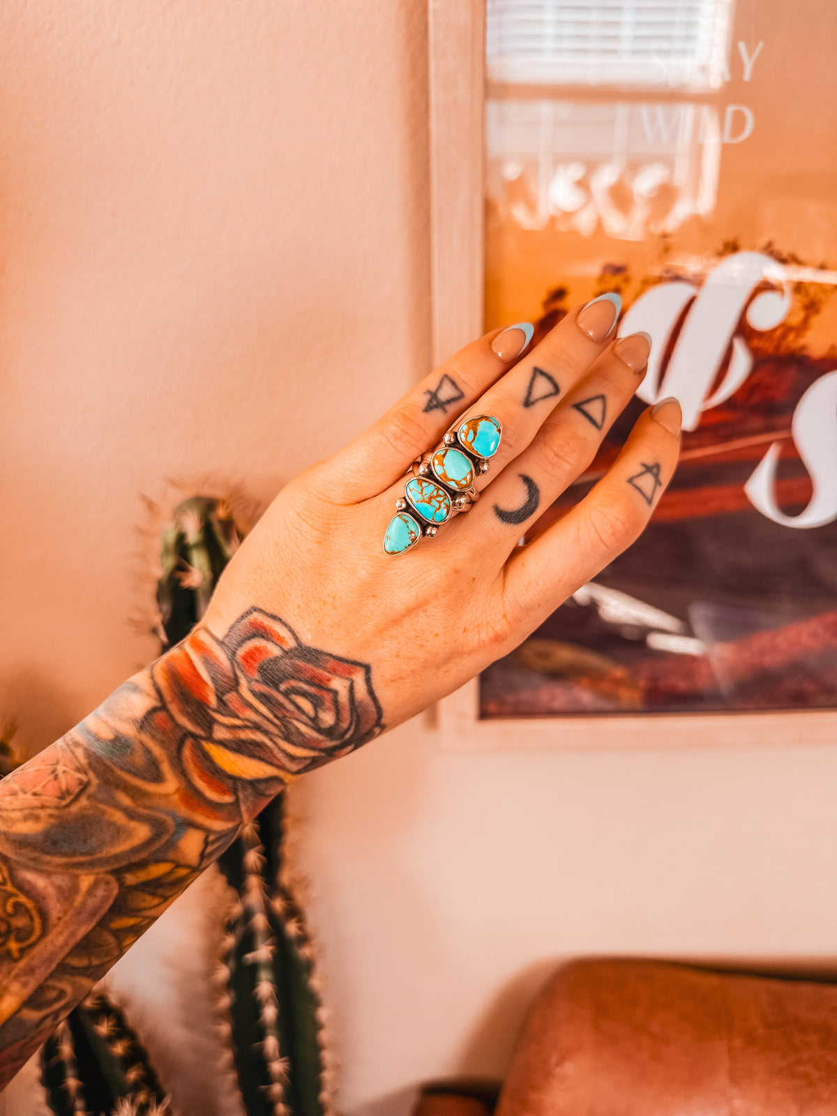 Turquoise Trail Ring (size 6.5)