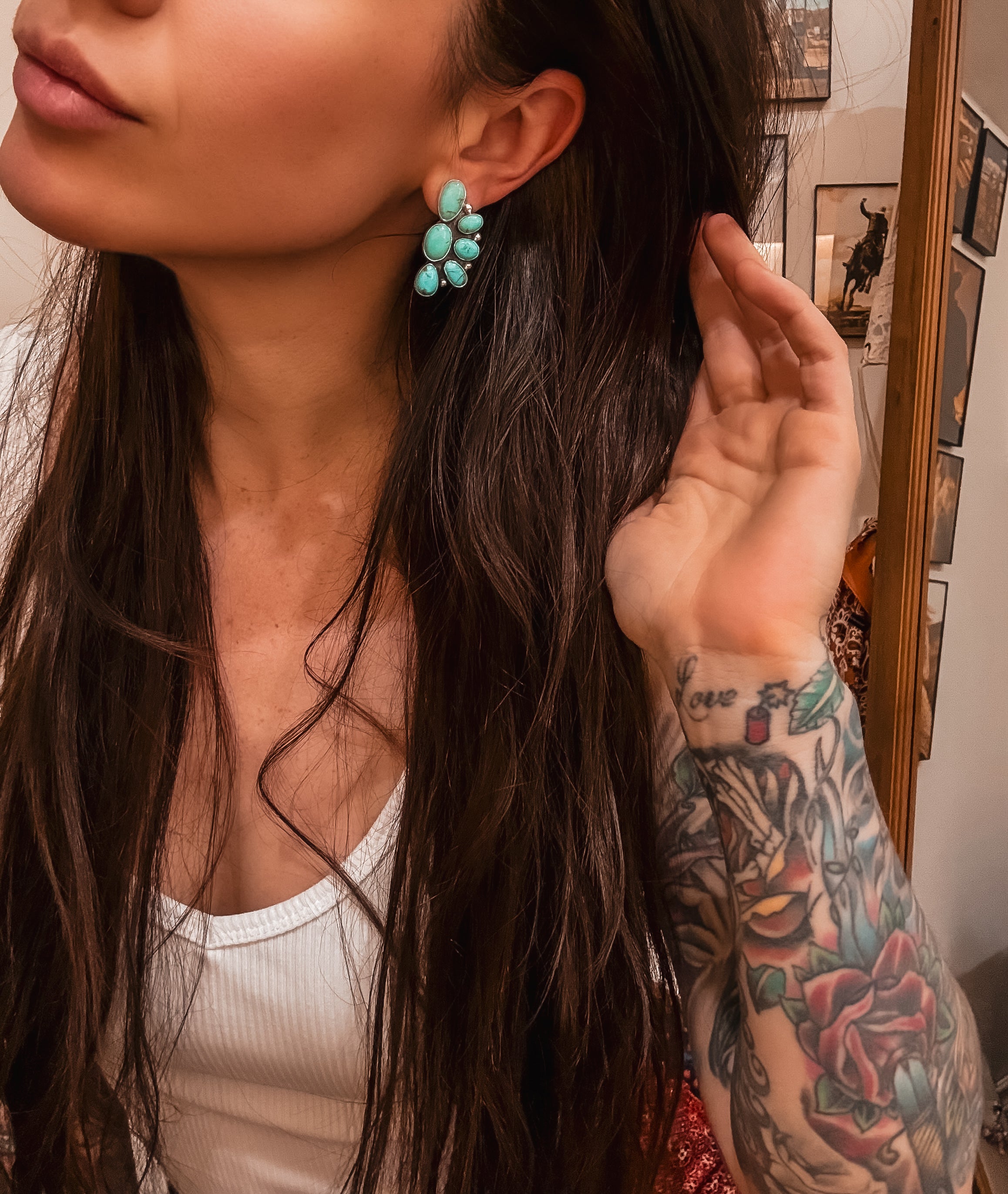 Wing Cluster Earrings