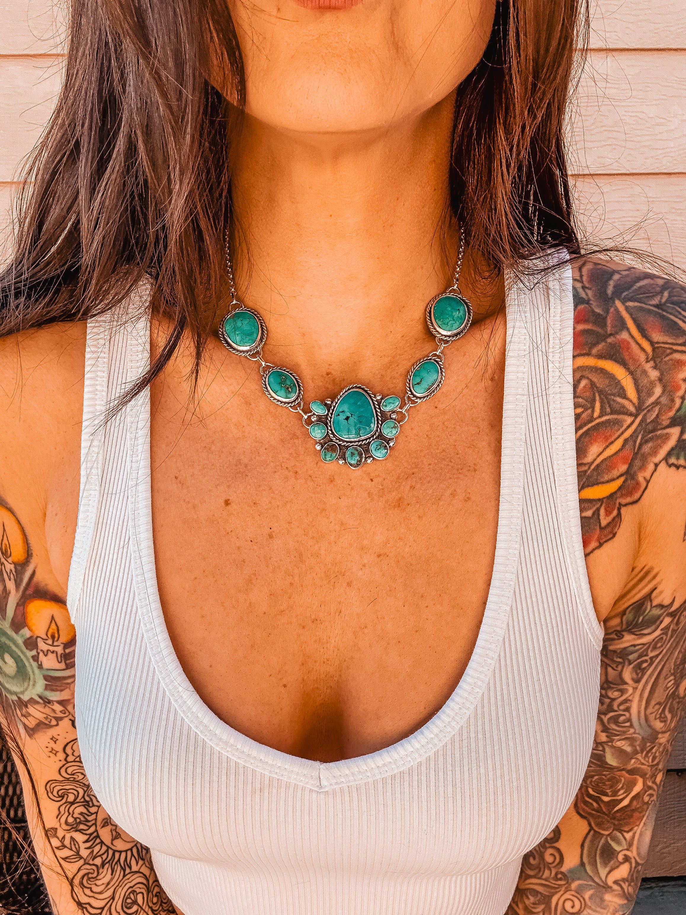 Sonoran Turquoise Statement Choker