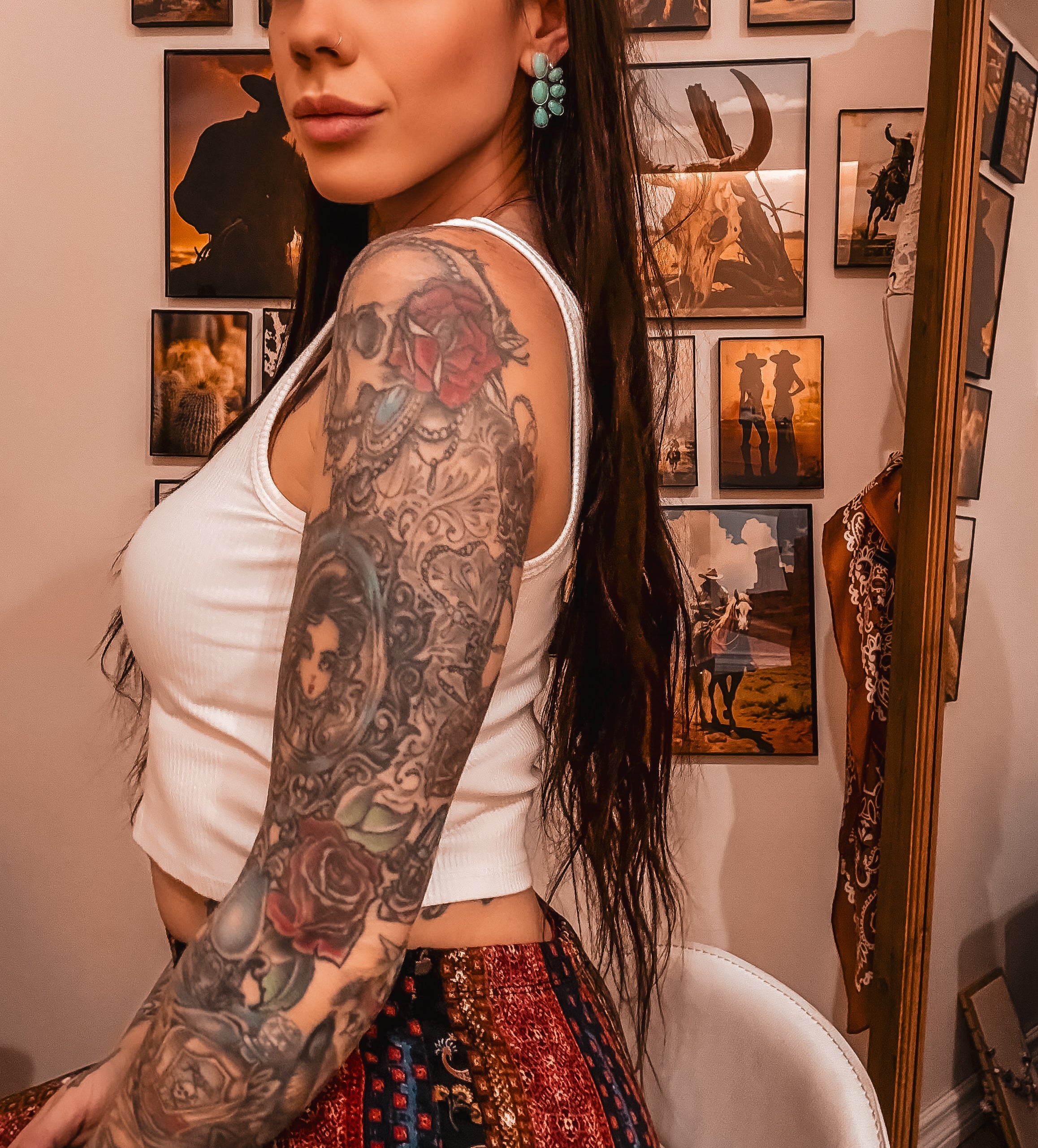 Wing Cluster Earrings