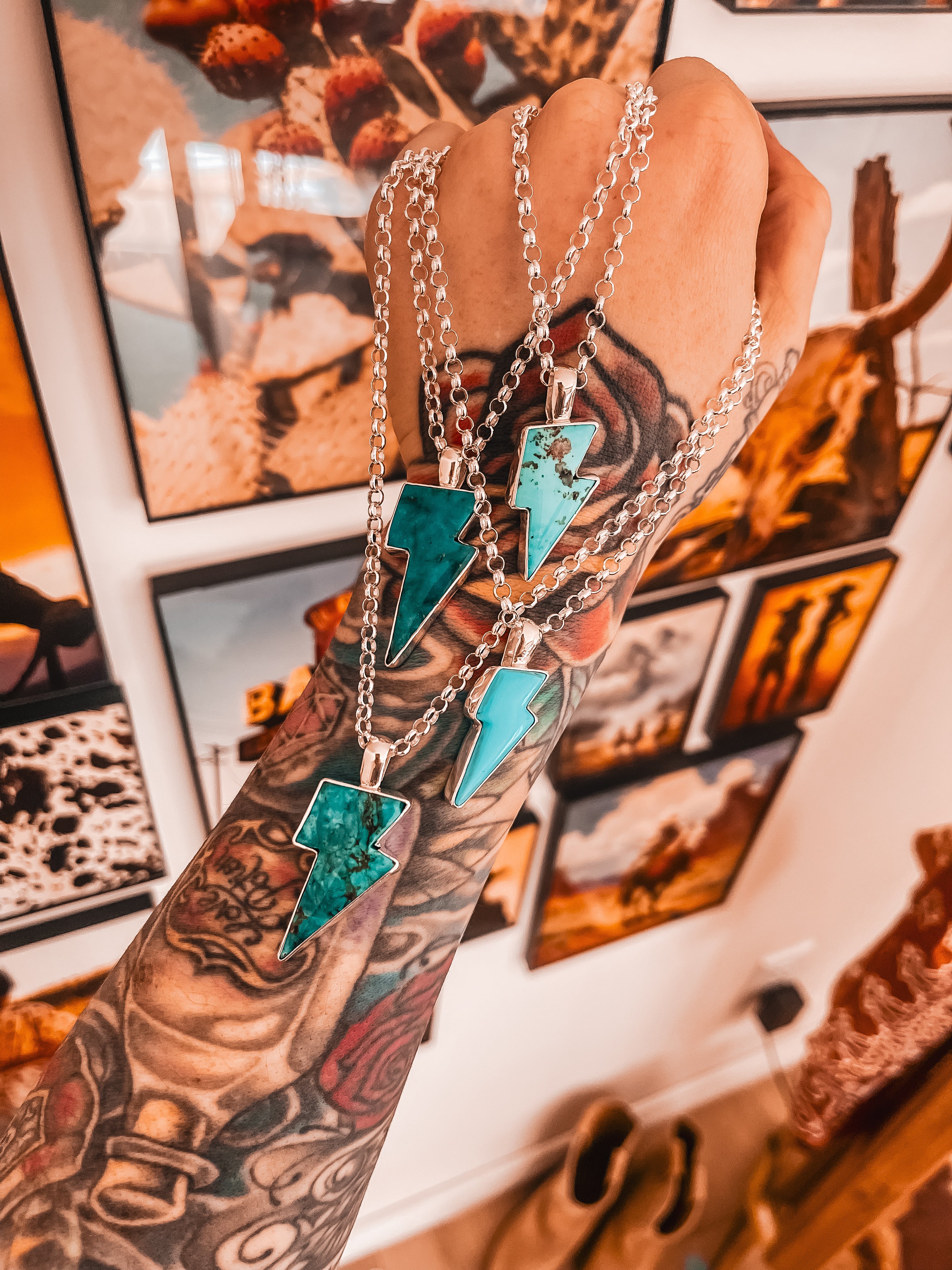 Lighting Bolt Pendants