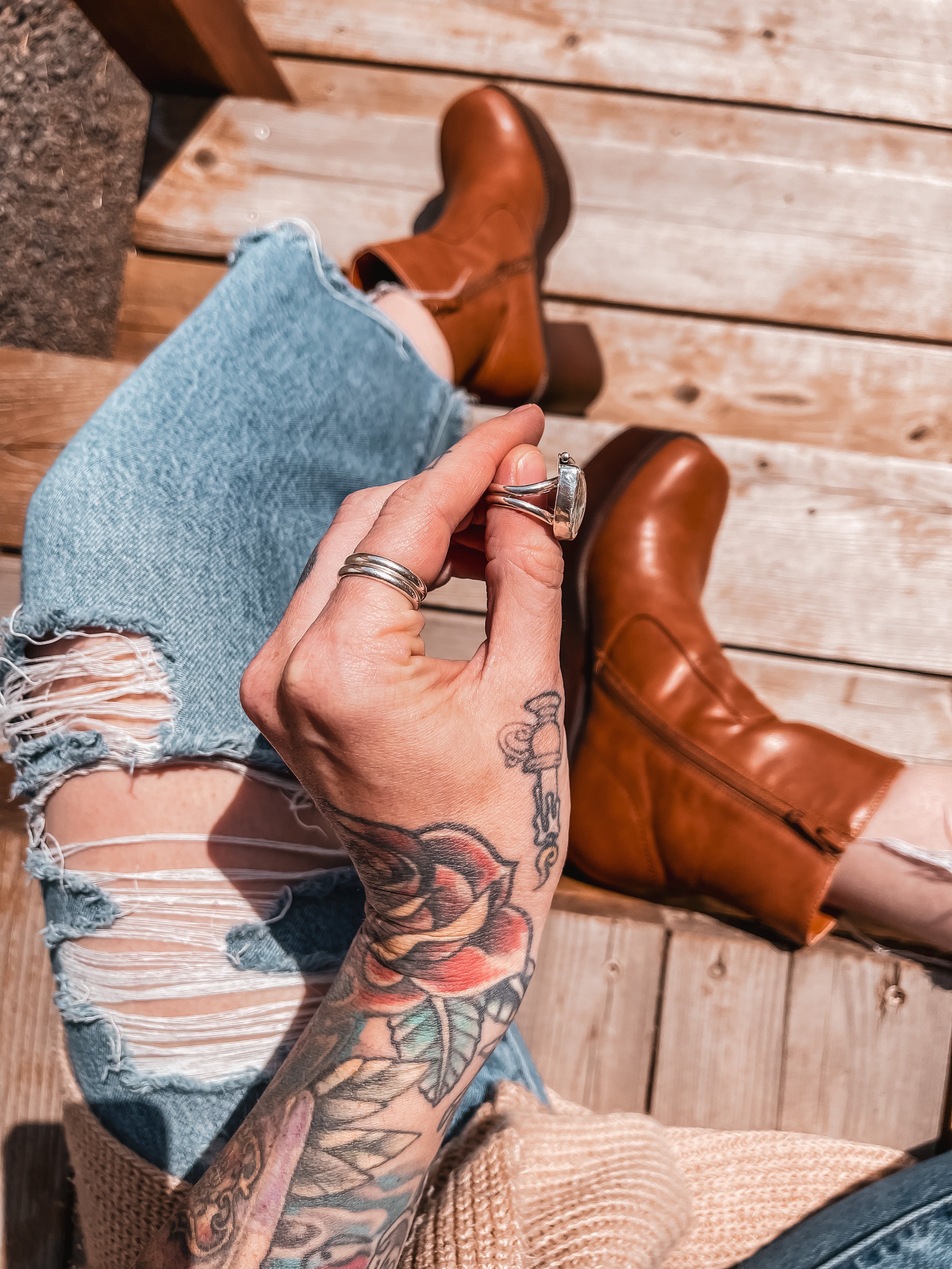 Serpentine Collection Ring (size 6.5)