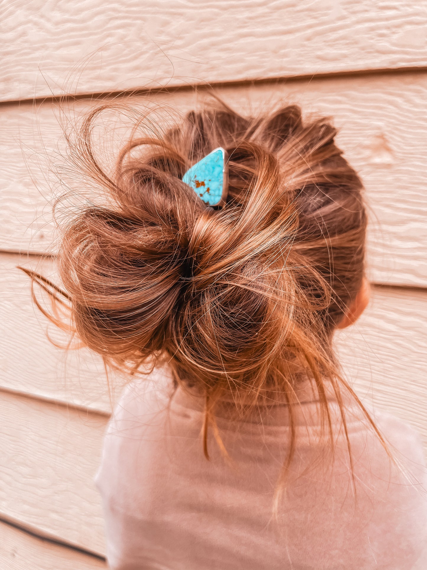 Kingman Turquoise Hair Pins