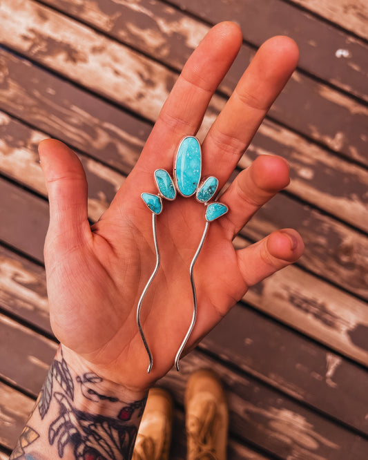 Turquoise Mountain Hair Fork