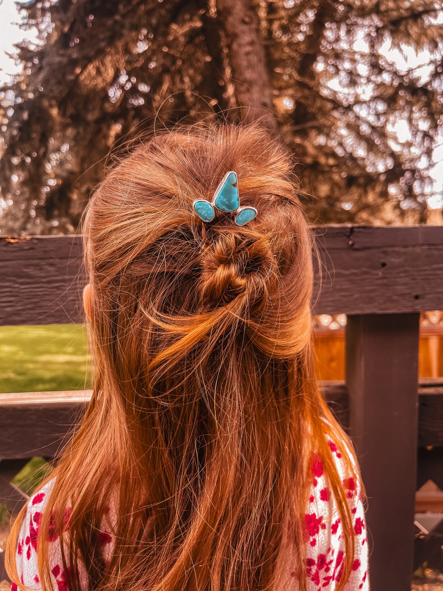 Turquoise Mountain Hair Pin