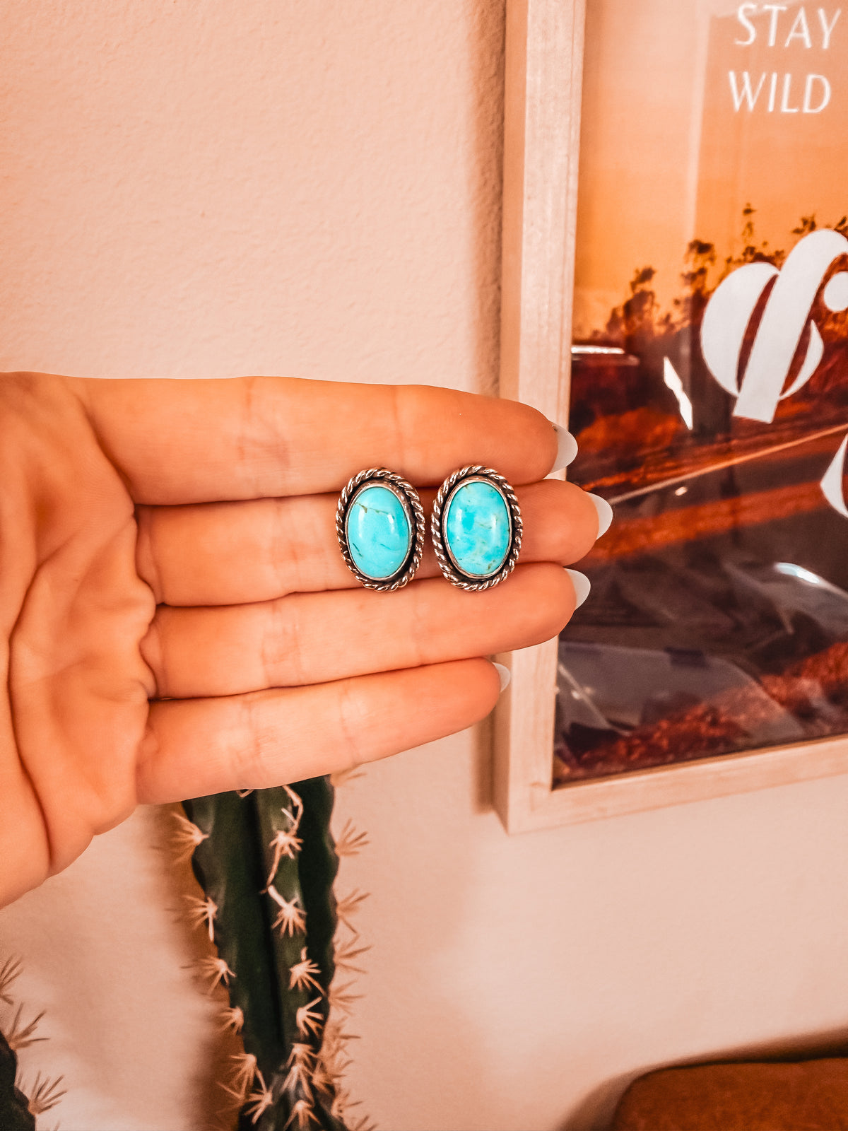 Classic Mesa Stud Earrings
