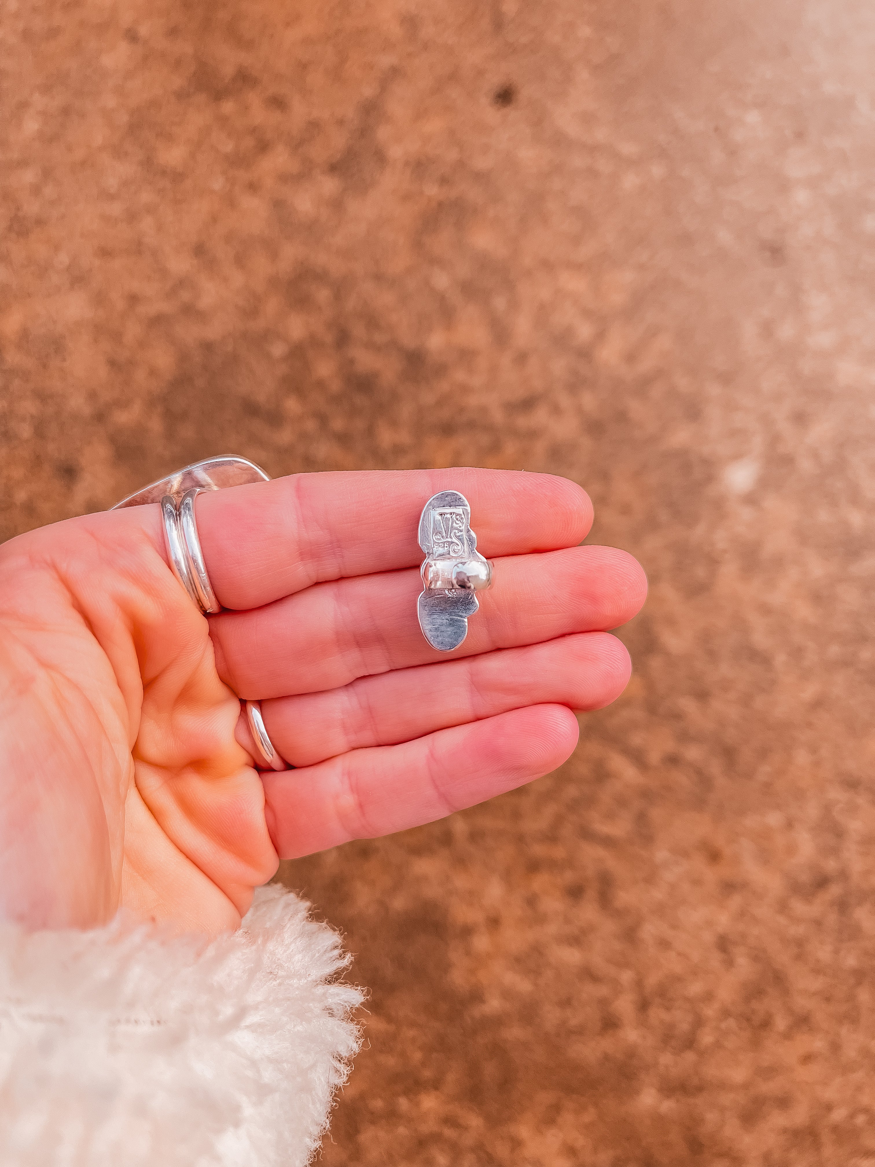 Ear Cuff Huggers with Blue Ridge Turquoise