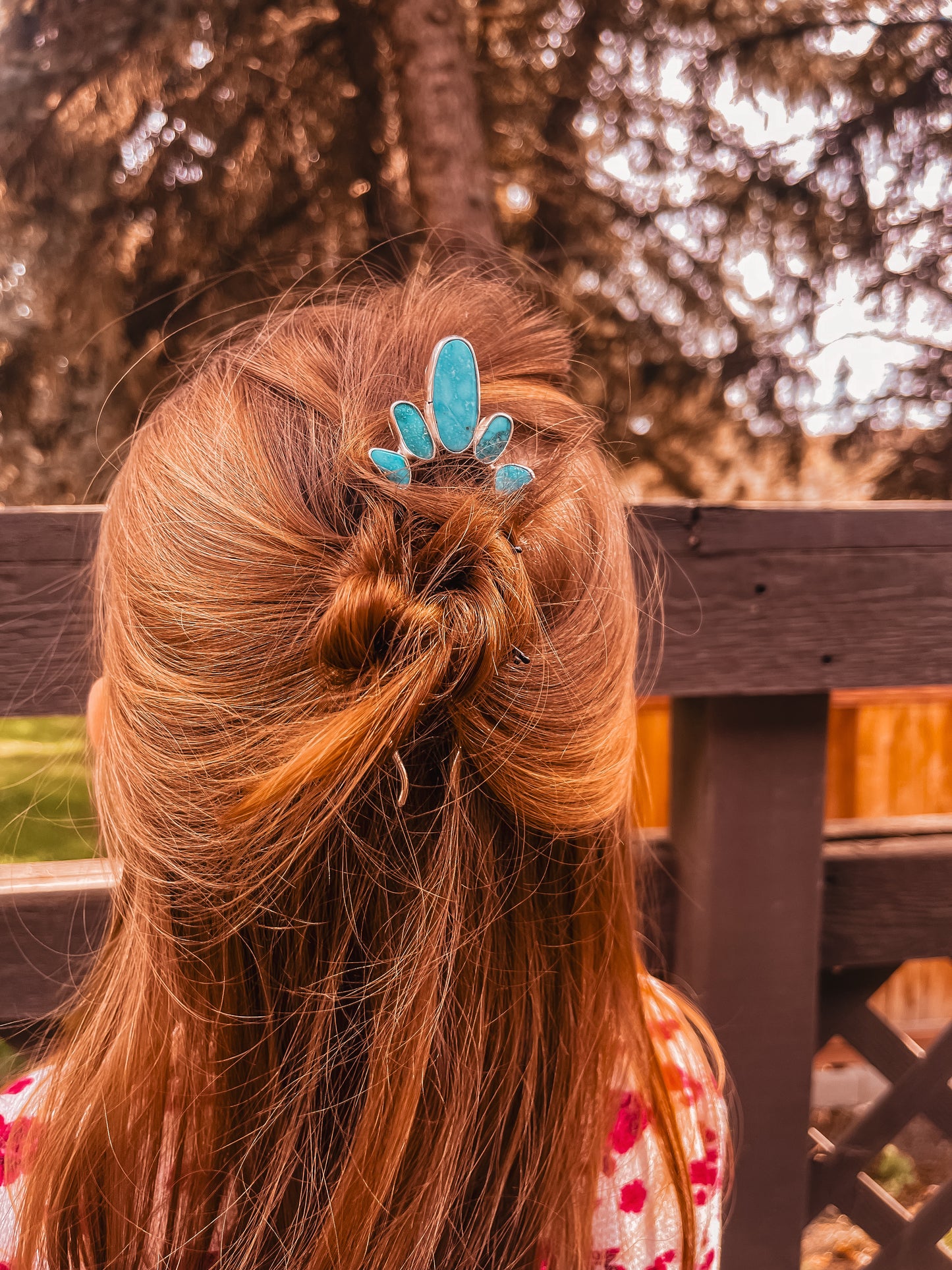 Turquoise Mountain Hair Fork