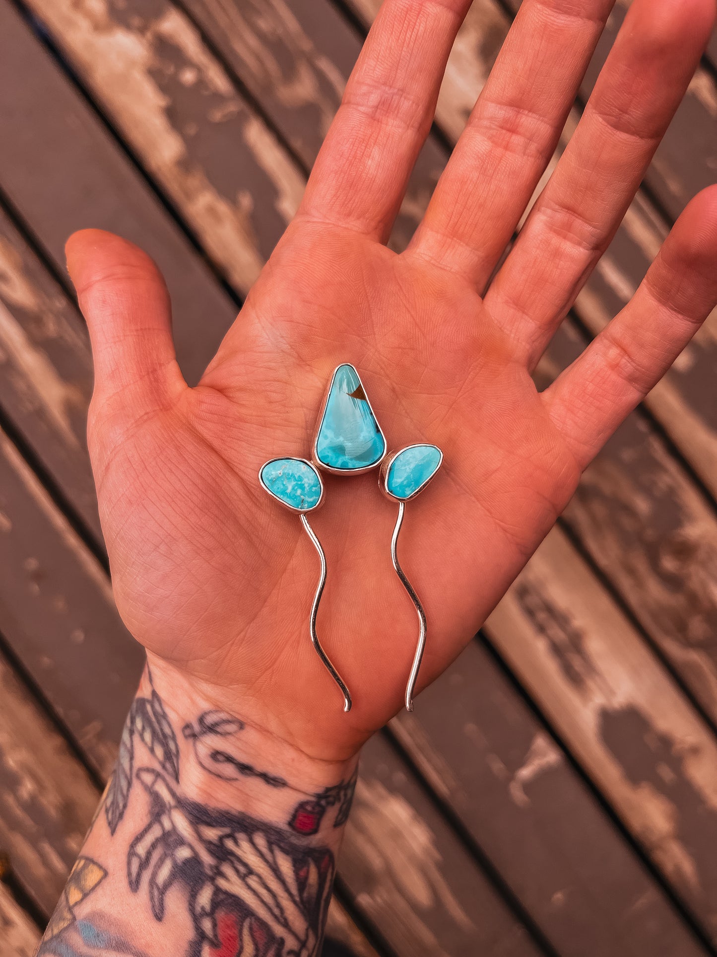 Turquoise Mountain Hair Pin