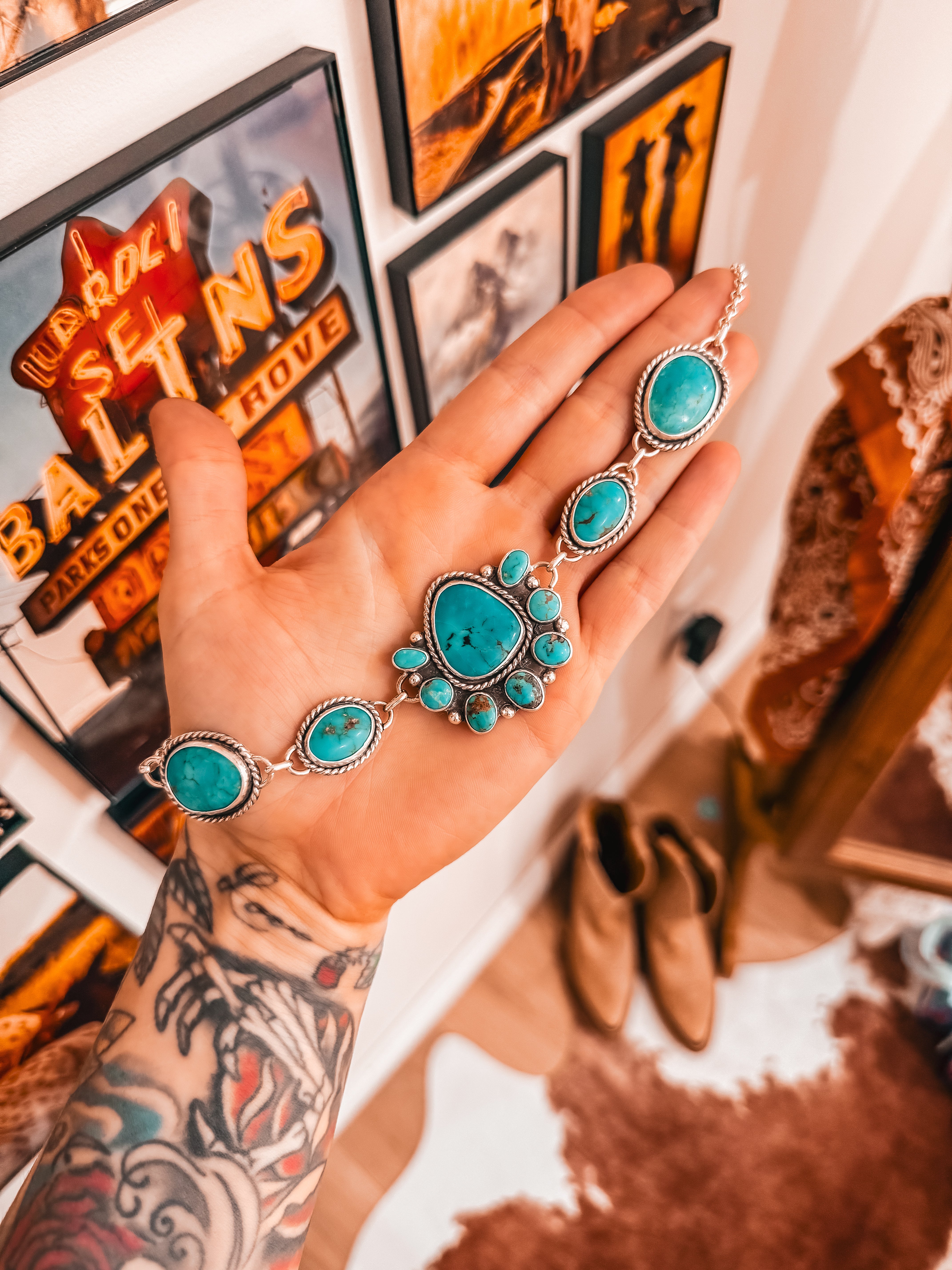 Sonoran Turquoise Statement Choker