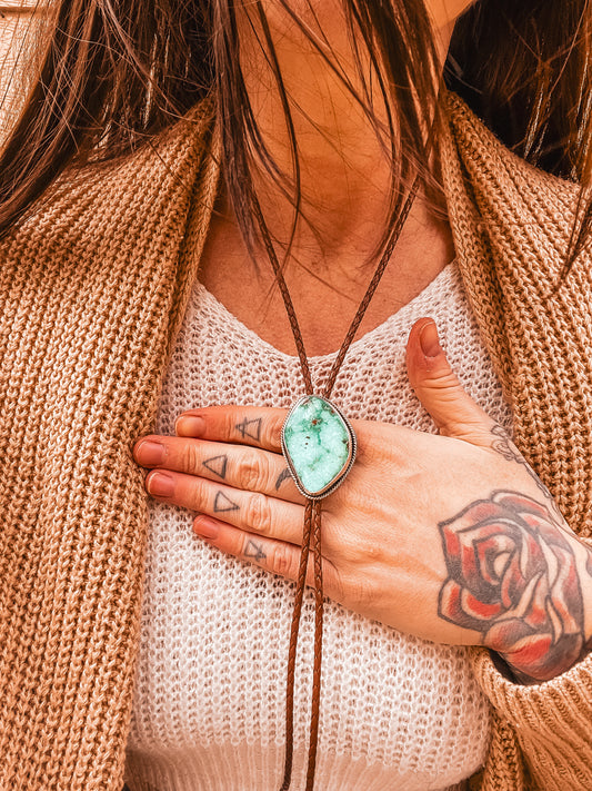 Sierra Bella Turquoise Bolo Necklace