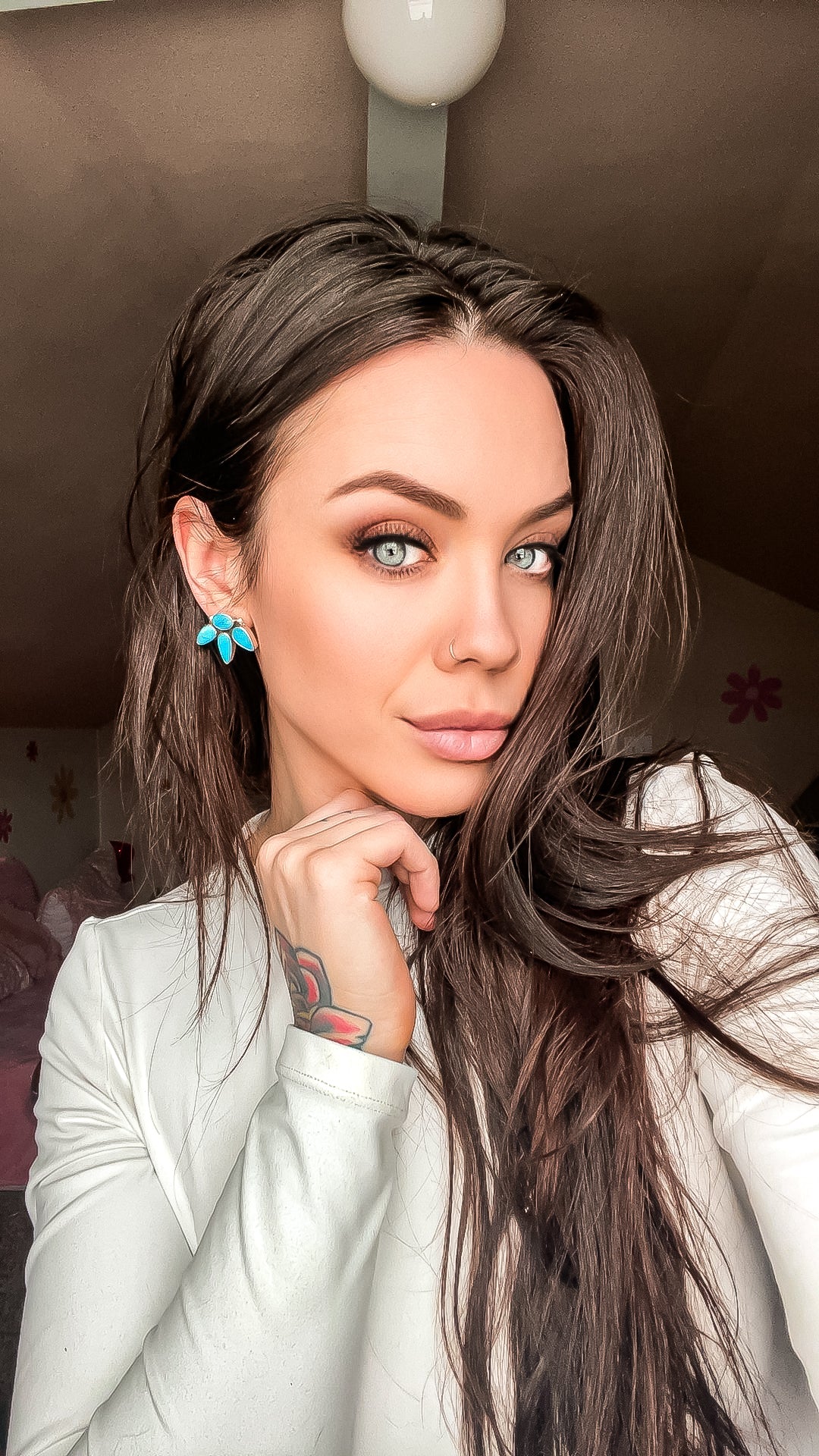 Blue Ridge Turquoise 3-Point Earrings