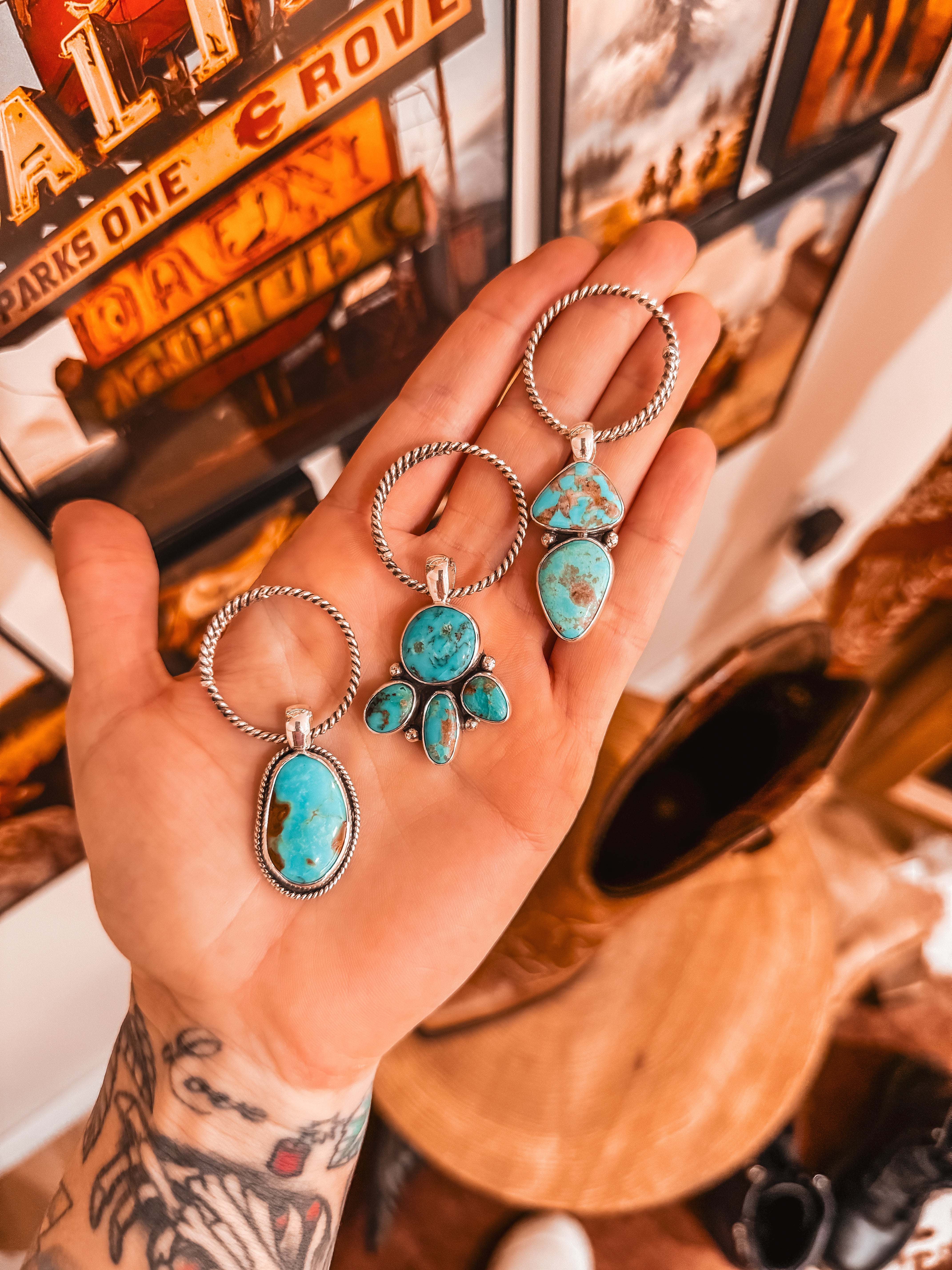 Turquoise Boot Charm
